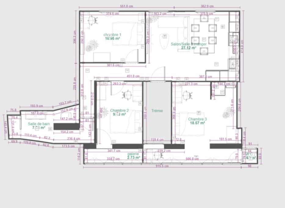 Cosy Queen - 3Ch - Hyper Centre & Parking По Екстериор снимка